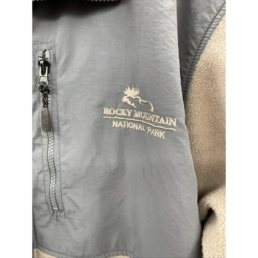 Landway Fleece Mens L Soft-Shell Jacket Fleece Lined Full Zip Rocky Mountain